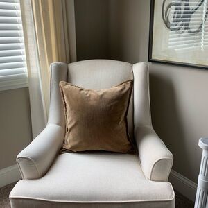 Pottery Barn Vintage velvet pillow cover 20”x20”